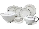 Dinner Set Imperial Collection Thailand Hi Tech Ceramic 85 pieces 12 person