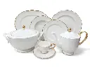 Dinner Set Imperial Collection Thailand Hi Tech Ceramic 85 pieces 12 person