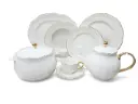 Dinner Set Imperial Collection Thailand Hi Tech Ceramic 85 pieces 12 person