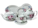 Dinner Set Bone China An Evening in Paris 61 pieces 8 person