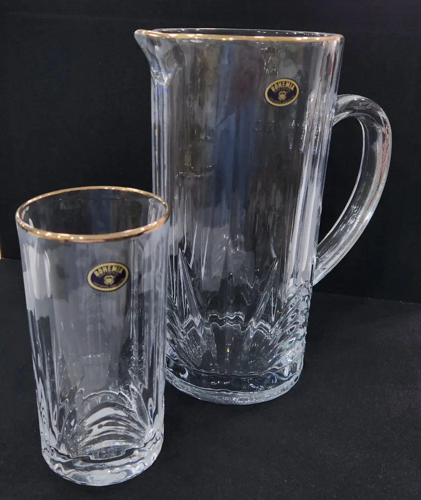 Water Set Bohemia Copy China Crystal 7pcs 