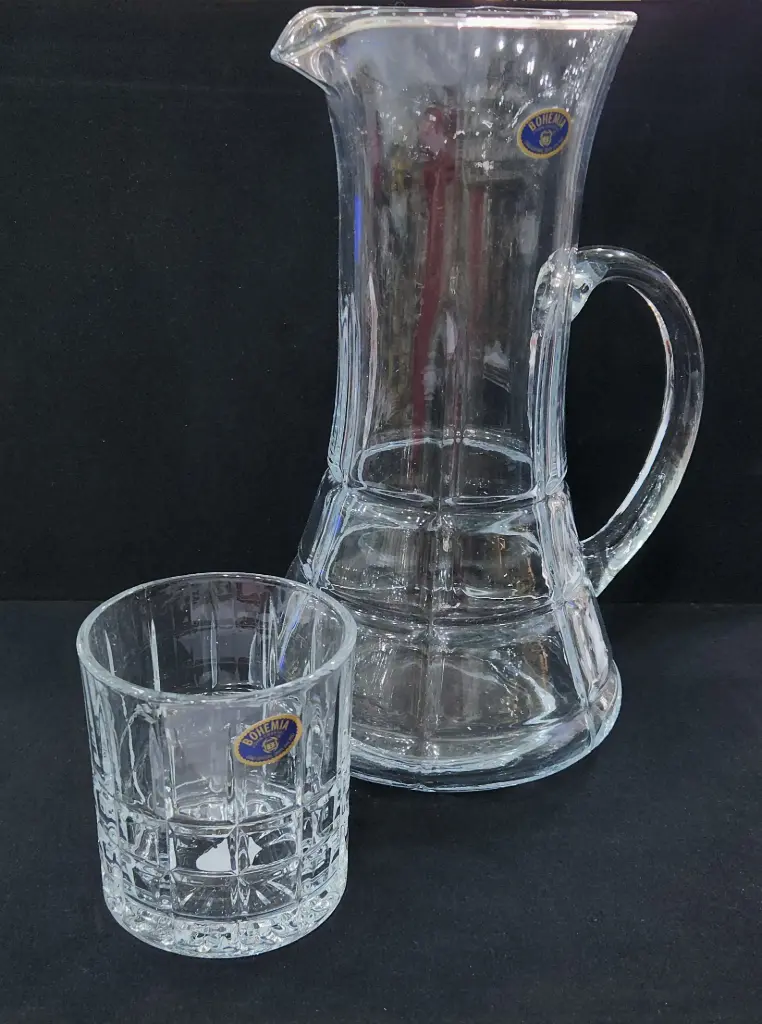 Water Set Bohemia Copy China Crystal 7pcs 