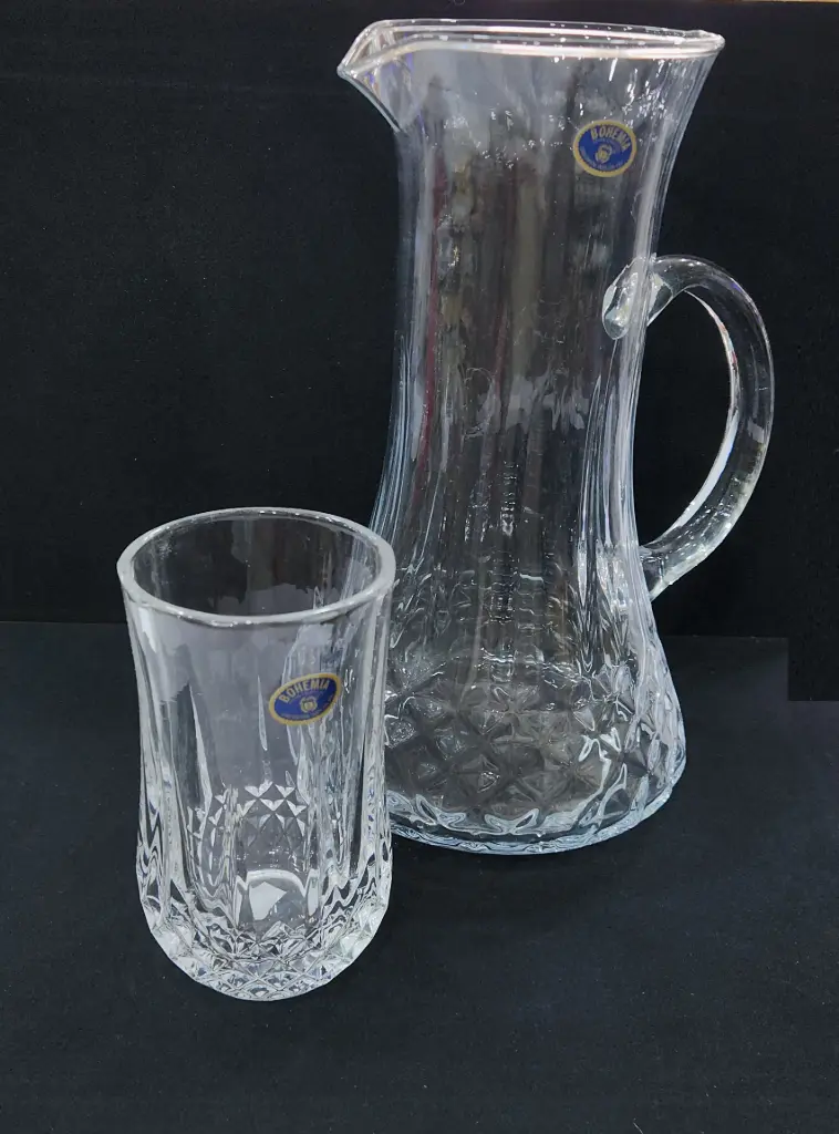 Water Set Bohemia Copy China Crystal 7pcs 