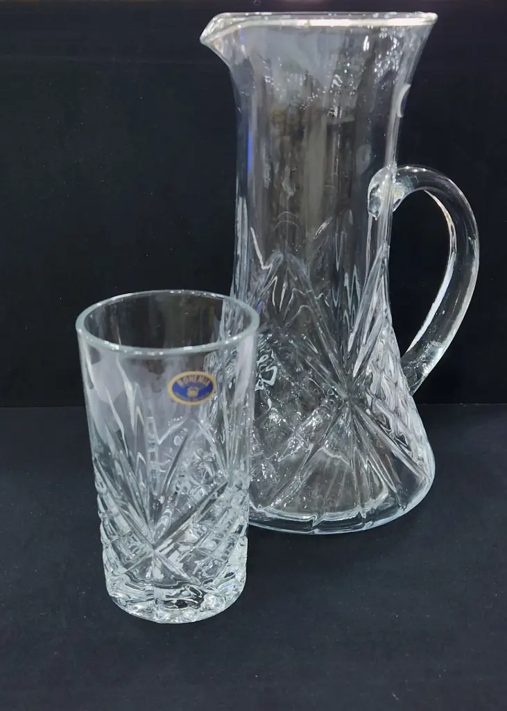 Water Set Bohemia Copy China Crystal 7pcs 