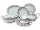 Dinner Set Bone China Elegant Style 61 pieces 8 person