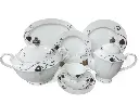 Dinner Set Bone China Super Strong 85 pieces 12 person