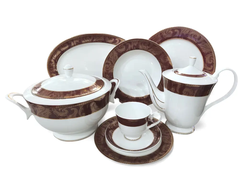 Dinner Set Bone China Imperial  85 pieces 12 person