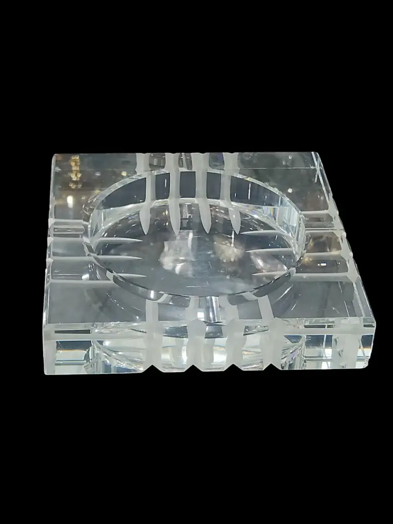 Crystal Ashtray Bohemia 