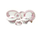 Dinner Set Queen Elizabeth Royal Bone China 85 pieces 12 person