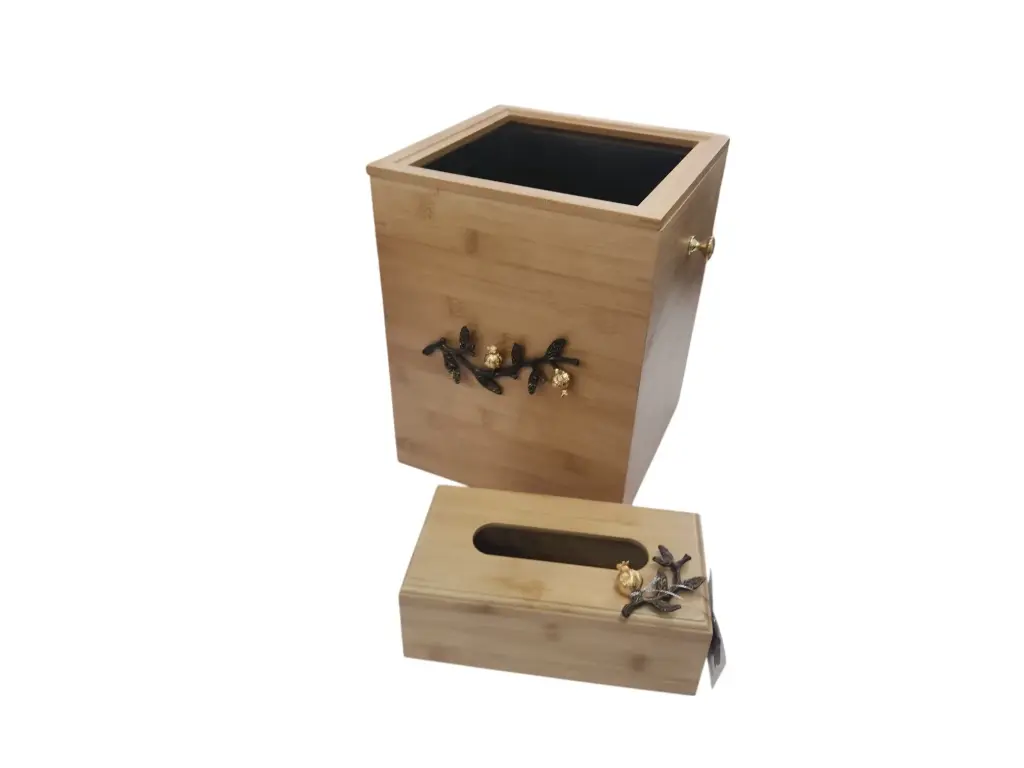 Dust Bin & Tissue Box Orchid 
