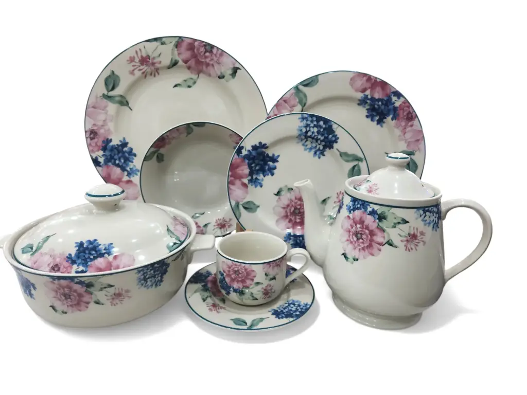 Dinner Set The White House Stoneware 85 pieces 12 person