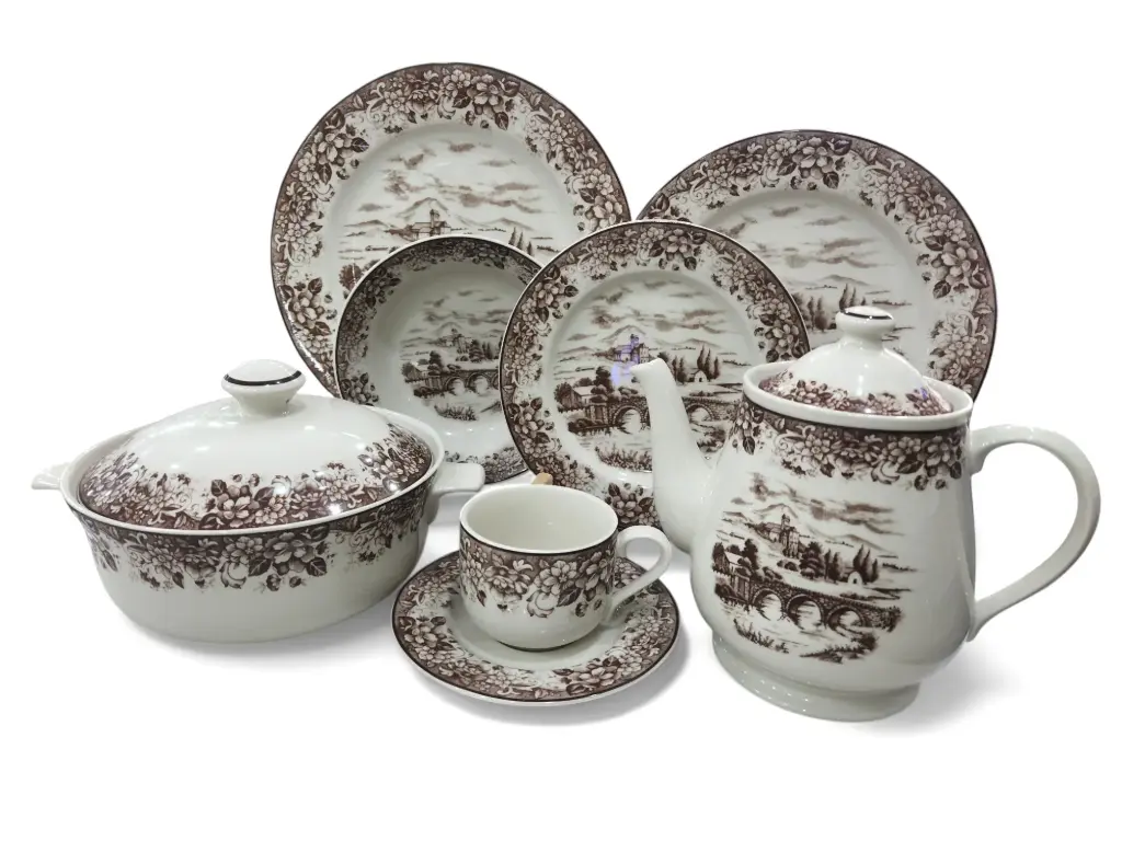 Dinner Set The White House Stoneware 85 pieces 12 person