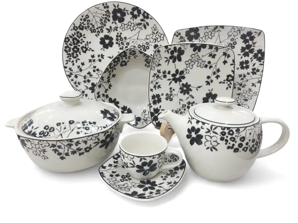 Dinner Set The White House Stoneware 85 pieces 12 person