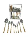 Cutlery Set with stand Alpenberg 38 Pcs 6 Person 