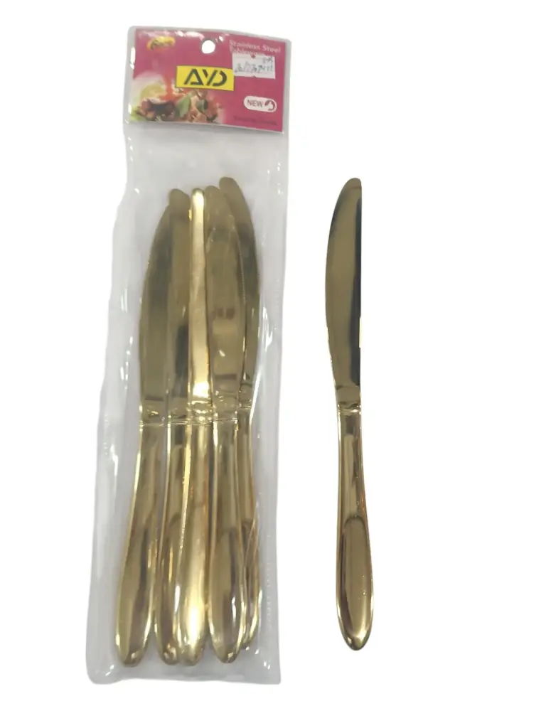 Knife Gold 6 Pcs 