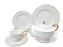 Tea Set Imperial Collection Thailand Hi Tech Ceramic 24 Pieces 6 Person 