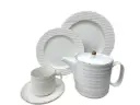 Tea Set Imperial Collection Thailand Hi Tech Ceramic 24 Pieces 6 Person  