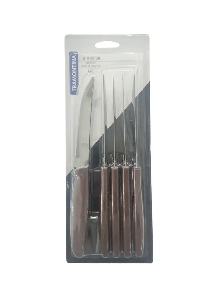 Fruit knife 6 pcs Tramontina Brazil 