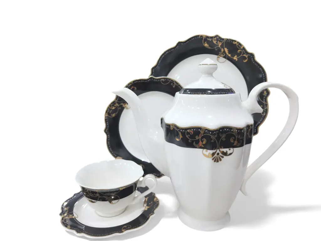 Tea Set Bone China Yamatos Collection 24 Pieces 6 Person
