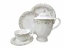Tea Set Bone China Yamatos Collection 24 Pieces 6 Person 