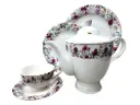 Tea Set Bone China Yamatos Collection 24 Pieces 6 Person
