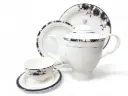 Tea Set Bone China Yamatos Collection 24 Pieces 6 Person