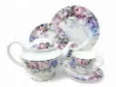 Tea Set Bone China Queen Elizabeth 24 Pieces