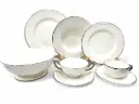 Plate Set Imperial Collection 43 Pieces 6 Person