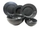 Danny Home Plate Set Stone Ware  25 Pieces 6 Person