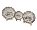 White House  Plate Set 18 Pieces 6 Person