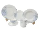 Queen Elizabeth Collection Plate Set 36 Pieces 6 Person