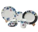Queen Elizabeth Collection Plate Set 36 Pieces 6 Person