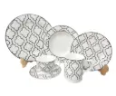 Queen Elizabeth Collection Plate Set 36 Pieces 6 Person