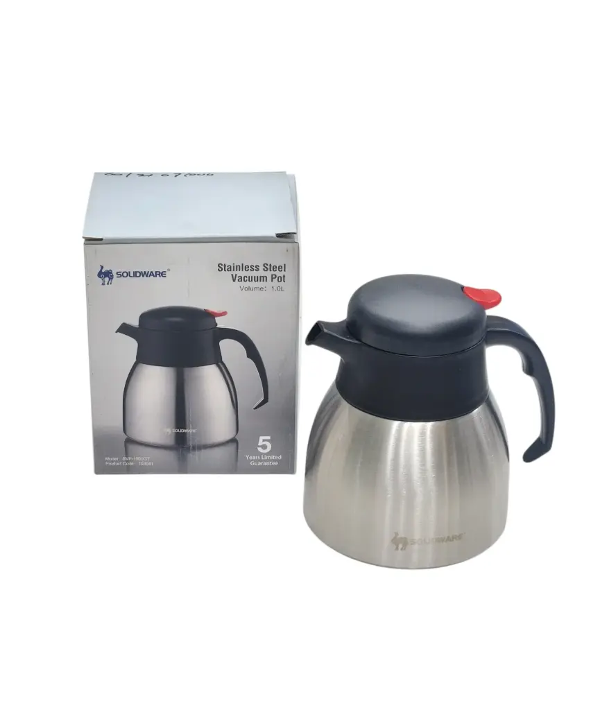 Stainless Steel Vacuum Pot 1.0L Solidware 