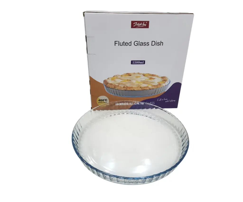 DK Fluted Glass Dish 1500ml
