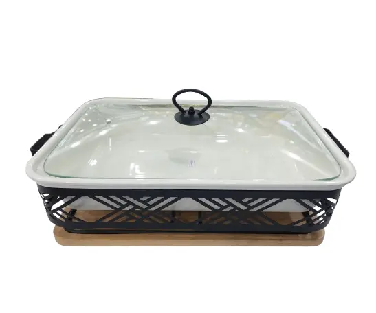 Brilliant 13.5" Round Casserole with Warmer  