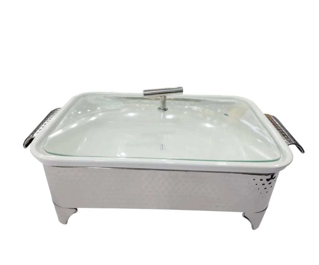 Brilliant  Food Warmer Silver Stand 13.5"  