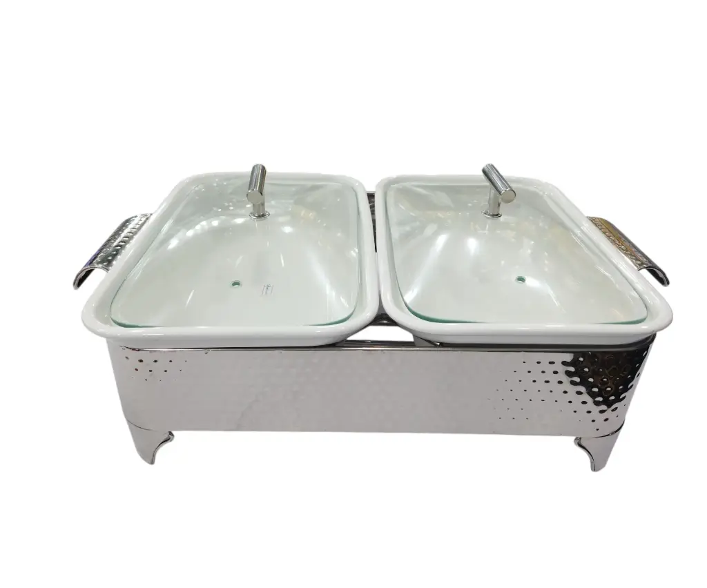 Brilliant  Food Warmer Silver Stand 12"  