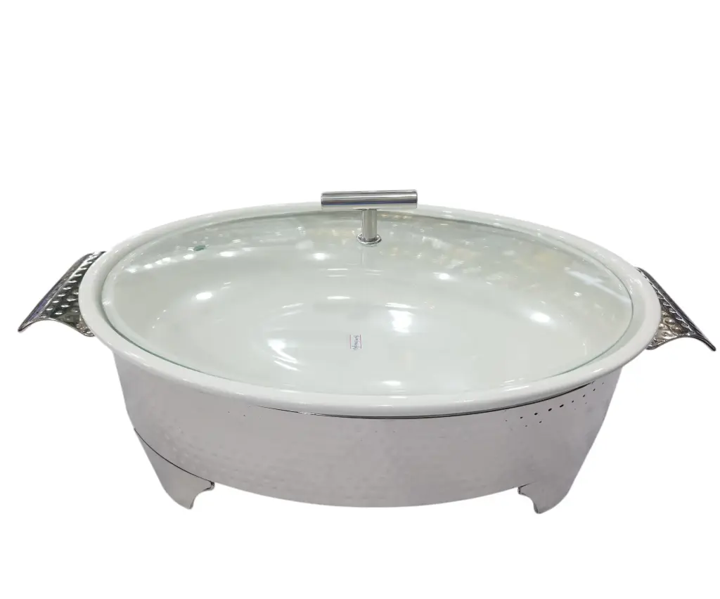 Brilliant  Food Warmer Silver Stand 14.5"  