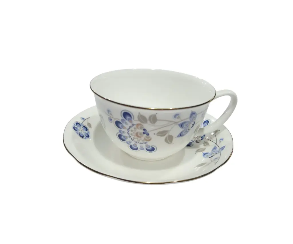 Cup & Soccer Bone China 6pcs