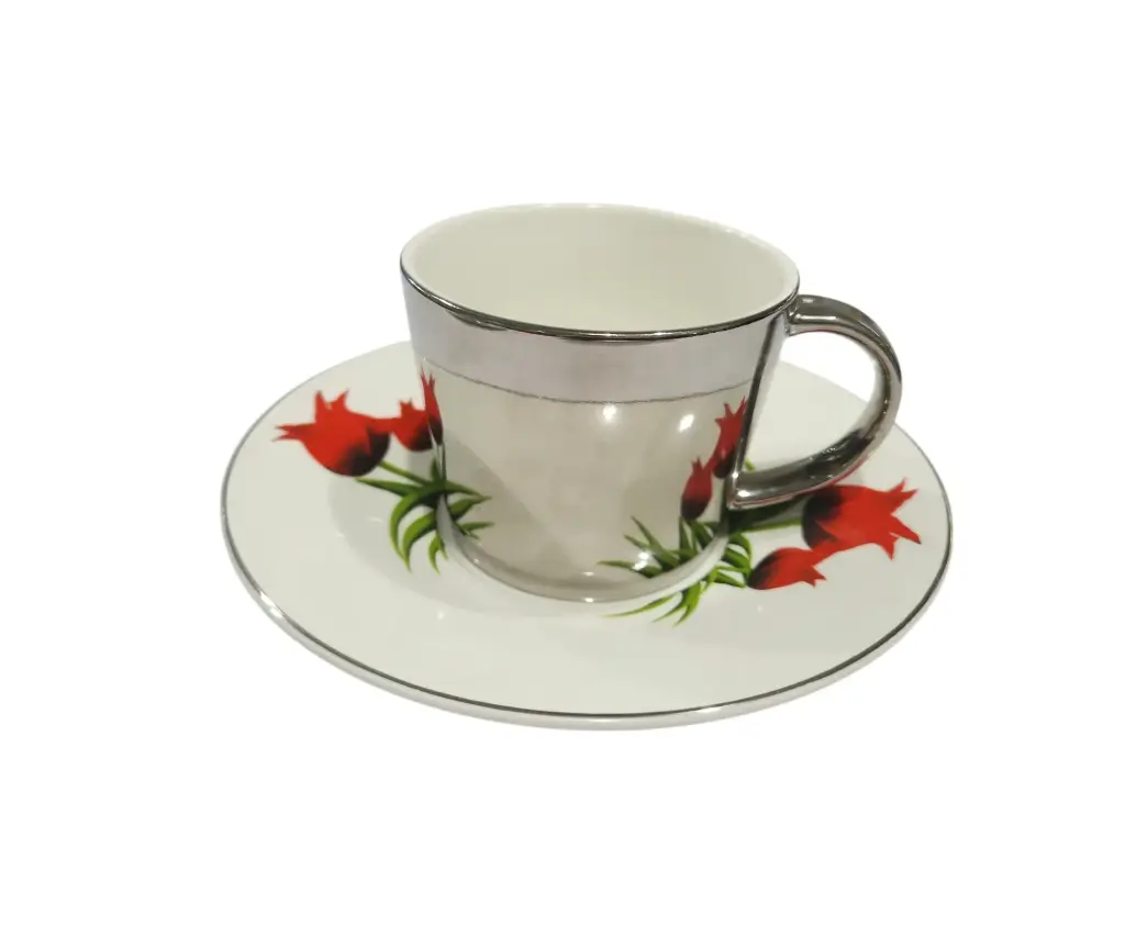 Cup & Soccer Bone China 6pcs