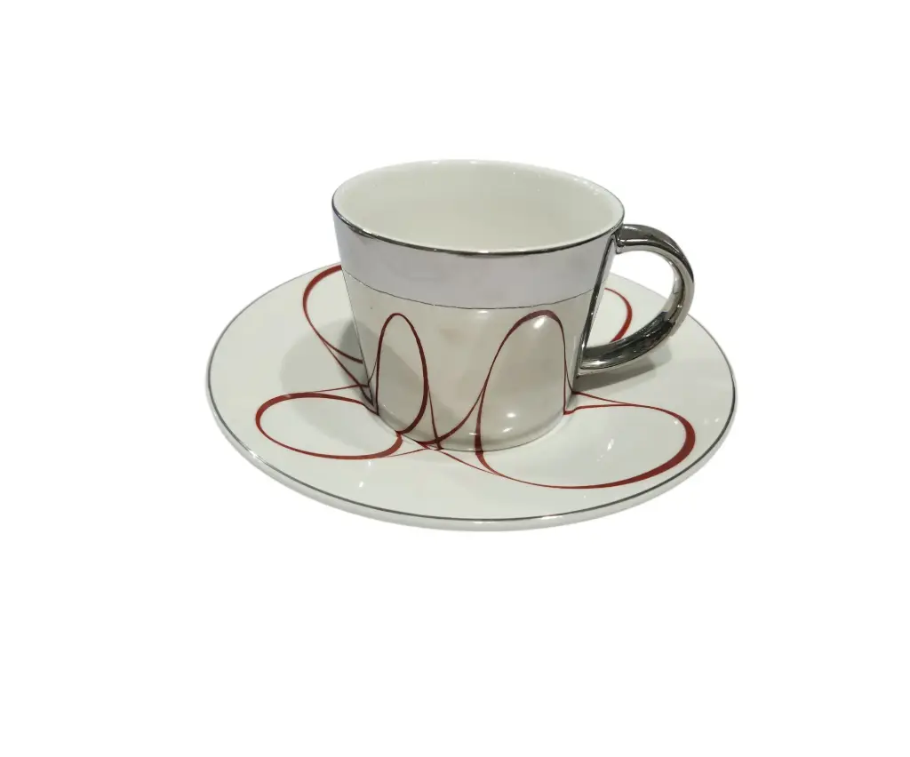 Cup & Soccer Bone China 6pcs