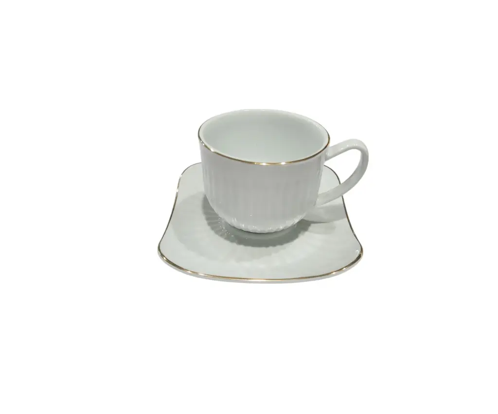 Cup & Soccer Bone China  6pcs