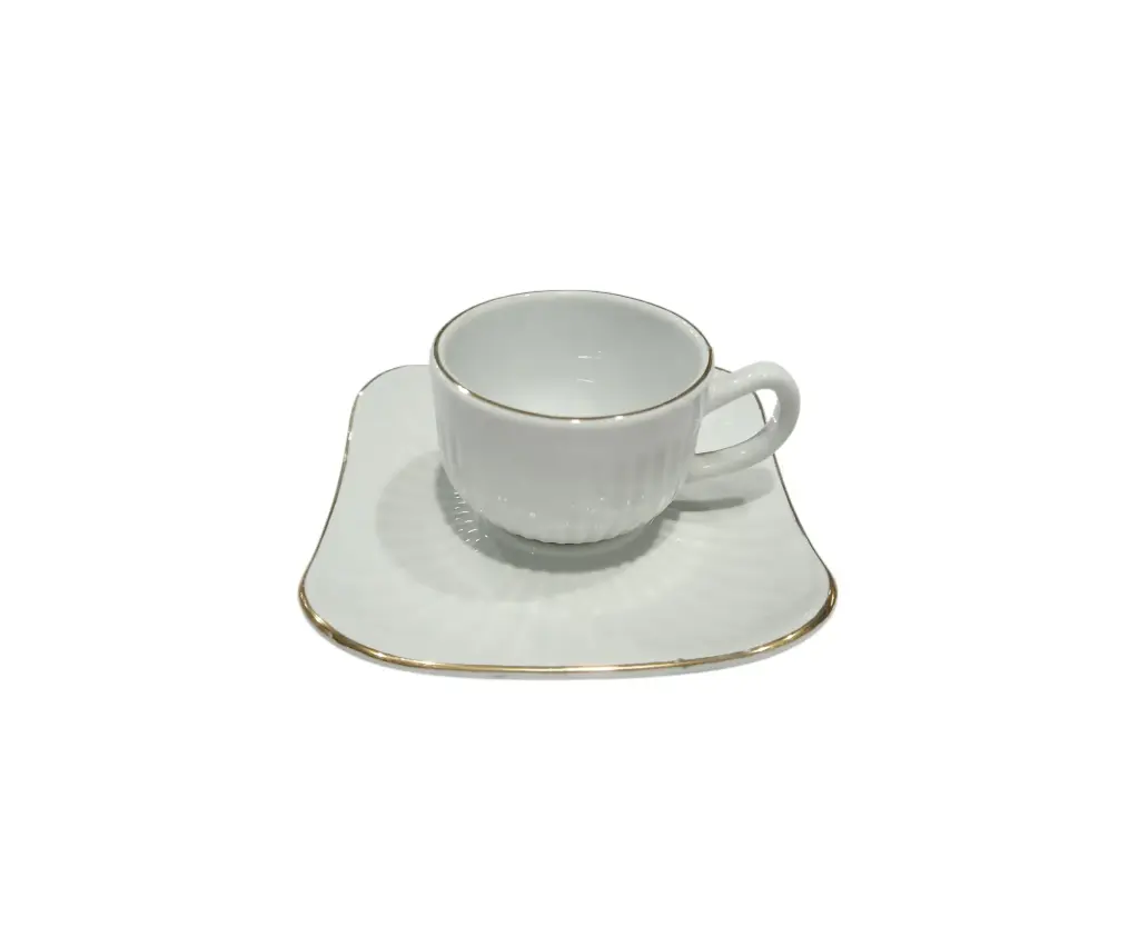 Cup & Soccer Bone China  6pcs 