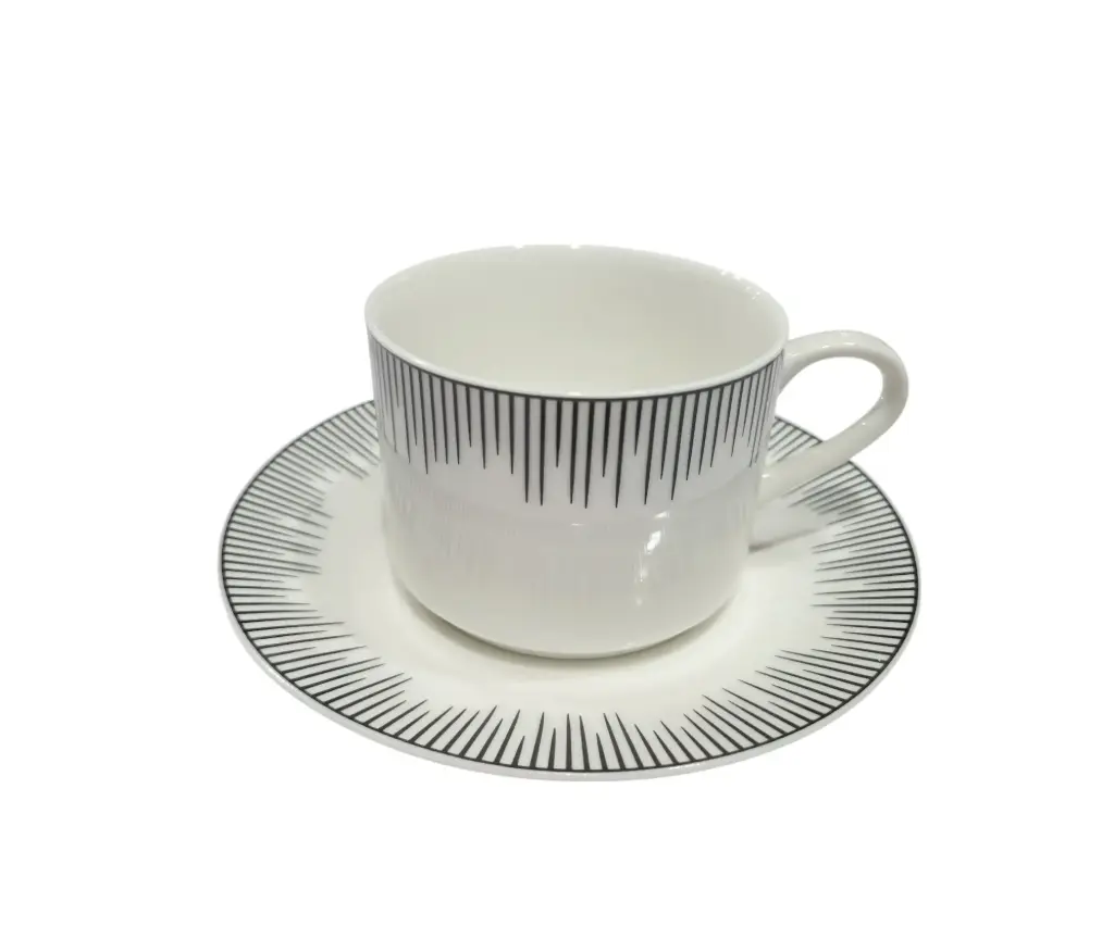 Cup & Soccer Bone China  6pcs 
