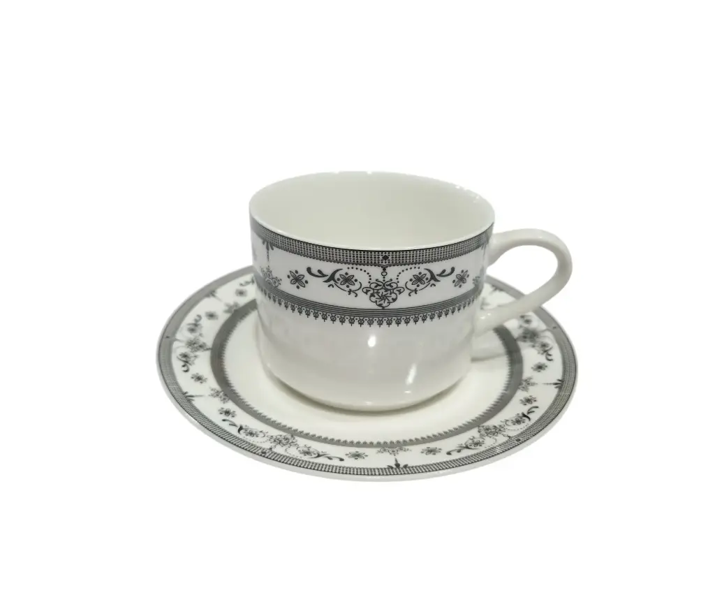 Cup & Soccer Bone China  6pcs 