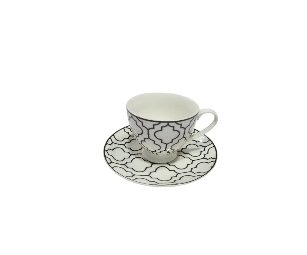 Cup & Soccer Bone China Queen Elizabeth 6pcs