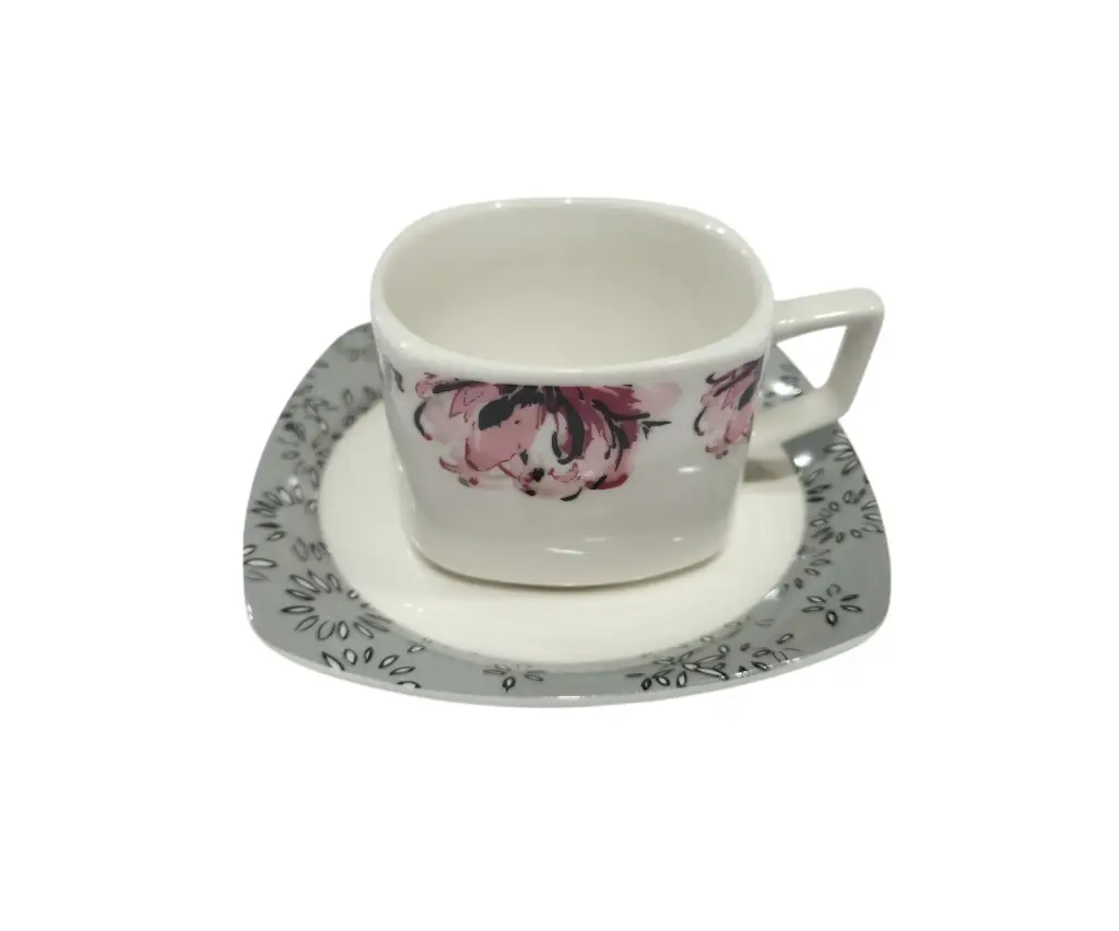 Cup & Soccer Bone China 6pcs
