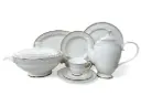 Dinner Set Bone China Yamatos Japan 85 pieces 12 person