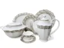 Dinner Set Bone China Yamatos Japan 85 pieces 12 person